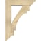 Ekena Millwork Merced Traditional Rough Sawn Bracket w/ Offset Brace, Douglas Fir, 6"W x 22"D x 30"H BKT0604X22X30MRC01RDF - alternate 4